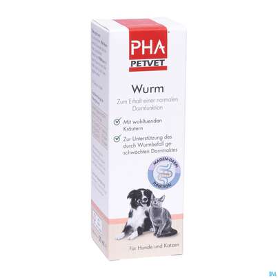 Veterinaerprodukte Pha Wurm Hunde +katzen 50ml, A-Nr.: 4901036 - 04