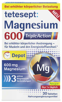 Tetesept Magnesium 600 Triple Action, A-Nr.: 5929924 - 01