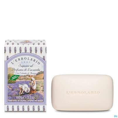 Sie sehen eine Packung Seifen L Erbolario Lavanda Lavendel 041.2 100g, Produktbild: 01 Seifen L Erbolario Lavanda Lavendel 041.2 100g, A-Nr.: 3584697 - 01