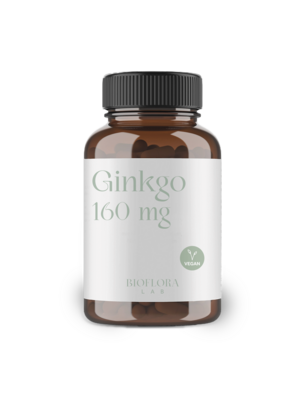 Sie sehen eine Packung Bioflora Lab Ginkgo 160 mg Kapseln 60 ST, Produktbild: 01 Bioflora Lab Ginkgo 160 mg Kapseln 60 ST, A-Nr.: 3148430 - 01