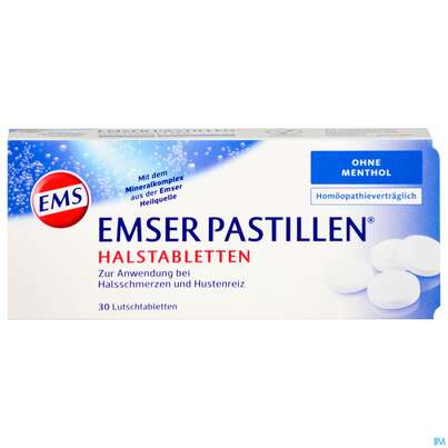 Emser Pastillen/o.menthol 30st, A-Nr.: 4371242 - 01