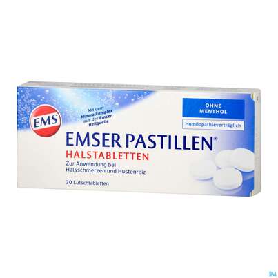 Emser Pastillen/o.menthol 30st, A-Nr.: 4371242 - 02