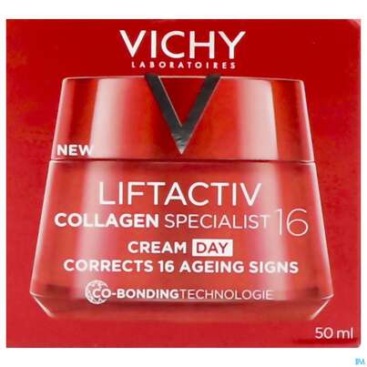 Sie sehen eine Packung Vichy Liftactiv Collagen/specialist Alle Hauttypen 50ml, Produktbild: 01 Vichy Liftactiv Collagen/specialist Alle Hauttypen 50ml, A-Nr.: 4870407 - 01