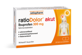ratioDolor® akut Ibuprofen 300 mg Filmtabletten, A-Nr.: 5536113 - 01