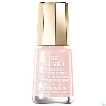 Sie sehen eine Packung Mavala Nagellacke 162 Rose Shell 5ml, Produktbild: 02 Mavala Nagellacke 162 Rose Shell 5ml, A-Nr.: 3833700 - 02