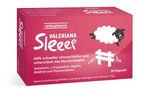Valeriana Sleeep ratiopharm®, A-Nr.: 4767738 - 01