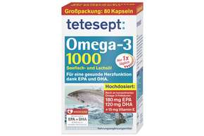 tetesept Omega-3 Lachsöl 1000 80 St, A-Nr.: 4057072 - 01