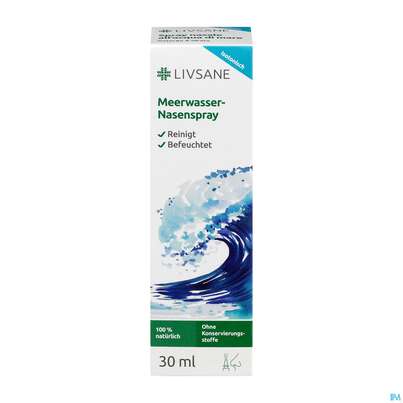 Nasen Spray Livsane Meerwasser Abschwellend 30ml, A-Nr.: 5732015 - 01