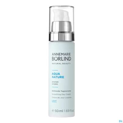 Sie sehen eine Packung Boerlind Aquanature Glaettende Tag Light 60007 50ml, Produktbild: 01 Boerlind Aquanature Glaettende Tag Light 60007 50ml, A-Nr.: 4740372 - 01