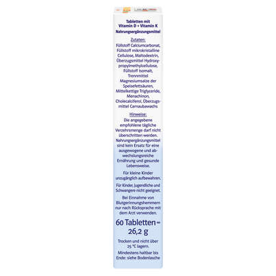 Doppelherz system VITAMIN D3 2000 + K2 VEGAN - IMMUNSYSTEM + KNOCHENFUNKTION, A-Nr.: 5677641 - 03