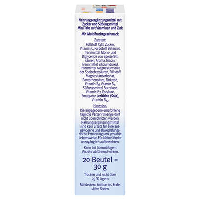 Doppelherz system MULTIVITAMIN MINI-TABS family - Mit Multifruchtgeschmack, A-Nr.: 5676943 - 03