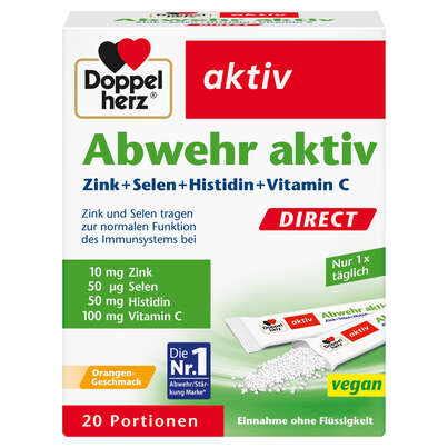 Doppelherz Abwehr DIRECT Zink + Selen + Histidin + Vitamin C, A-Nr.: 3478363 - 01