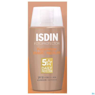 Sie sehen eine Packung Sonnenprodukte Isdin/fotoprotection Fusion Water Color Med Lsf 50 50ml, Produktbild: 10 Sonnenprodukte Isdin/fotoprotection Fusion Water Color Med Lsf 50 50ml, A-Nr.: 5570280 - 10