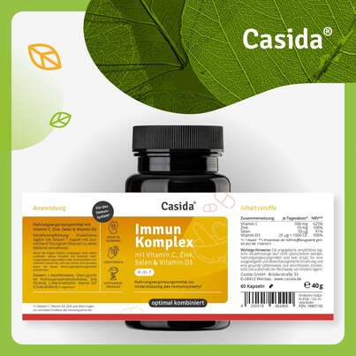 Sie sehen eine Packung Immun Komplex mit Vitamin C, Zink, Selen und Vitamin D3, Produktbild: 09 Immun Komplex mit Vitamin C, Zink, Selen und Vitamin D3, A-Nr.: 5820742 - 09