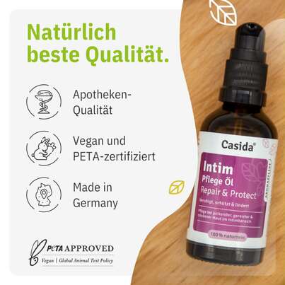 Sie sehen eine Packung Intimpflege Öl Repair & Protect, Produktbild: 03 Intimpflege Öl Repair & Protect, A-Nr.: 5758138 - 03