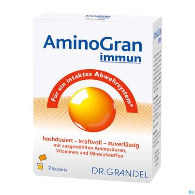 Amino Granulat Immun Briefchen Dr.grandel Nr 2198 7st, A-Nr.: 3403916 - 01