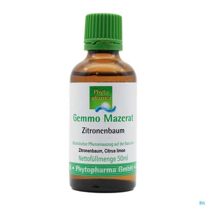 Gemmo Mazerat Zitronenbaum Citrus Limon Phytopharma 50ml, A-Nr.: 4493198 - 01