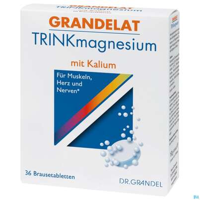 Sie sehen eine Packung Grandelat Trinkmagnesium +kalium Nr 12 36st, Produktbild: 02 Grandelat Trinkmagnesium +kalium Nr 12 36st, A-Nr.: 1217799 - 02