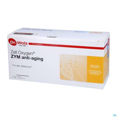 Sie sehen eine Packung Zell Oxygen Dr.wolz Trink/kur Zym Anti-aging Nr 60637 14x20 280ml, Produktbild: 04 Zell Oxygen Dr.wolz Trink/kur Zym Anti-aging Nr 60637 14x20 280ml, A-Nr.: 2869742 - 04