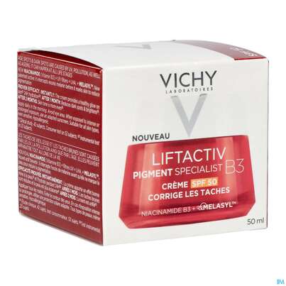 Vichy Liftactiv B3 Anti-pigmentflecken Creme Lsf50 50ml, A-Nr.: 5662504 - 06