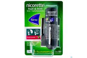Nicorette Spray 1mg/spruehstoss Z.anw.i.d.mundhoehle lösung Fruit &amp;amp; Mint Nfc 1st, A-Nr.: 5510266 - 01