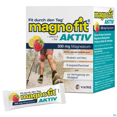 Magnofit Aktiv 300mg Stick 30st, A-Nr.: 5833495 - 10