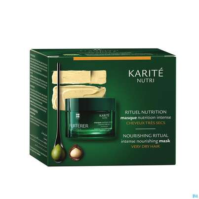 Sie sehen eine Packung Furterer Shea-butter Nutri Intensiv-nährende Haarmaske 200ml, Produktbild: 02 Furterer Shea-butter Nutri Intensiv-nährende Haarmaske 200ml, A-Nr.: 5439657 - 02