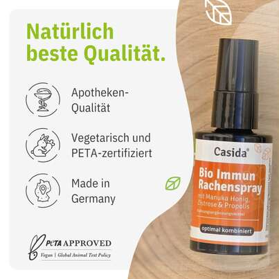 Bio Immun Rachenspray mit Manuka Honig, Zistrose &amp; Propolis, A-Nr.: 5957671 - 03