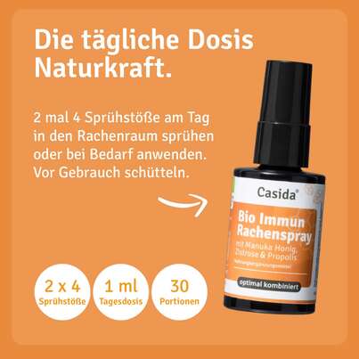 Bio Immun Rachenspray mit Manuka Honig, Zistrose &amp; Propolis, A-Nr.: 5957671 - 04