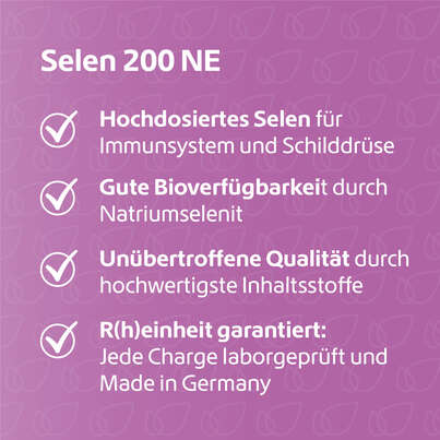 R(h)ein Nutrition Selen 200 µg Kapseln hochdosiert vegan, A-Nr.: 5987212 - 03