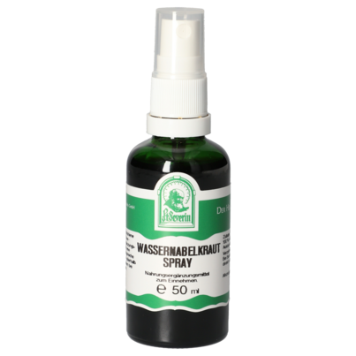 Sie sehen eine Packung WASSERNABELKRAUT SPRAY 50 ML, Produktbild: 01 WASSERNABELKRAUT SPRAY 50 ML, A-Nr.: 5832573 - 01