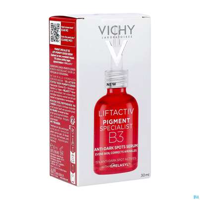 Sie sehen eine Packung Vichy Liftactiv Serum B3 30ml, Produktbild: 02 Vichy Liftactiv Serum B3 30ml, A-Nr.: 5427140 - 02