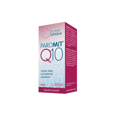 Sie sehen eine Packung ParoMit® Q10 Dental-Spray, Produktbild: 01 ParoMit® Q10 Dental-Spray, A-Nr.: 5806127 - 01