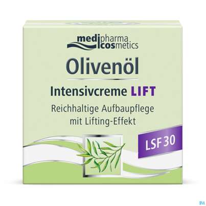 Sie sehen eine Packung Oliven Oel Dr.theiss Intensivcreme Lift 50ml, Produktbild: 02 Oliven Oel Dr.theiss Intensivcreme Lift 50ml, A-Nr.: 5614310 - 02