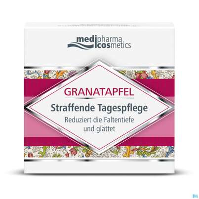 Sie sehen eine Packung Granatapfel Straffende Tagespflege 50ml, Produktbild: 02 Granatapfel Straffende Tagespflege 50ml, A-Nr.: 3819166 - 02