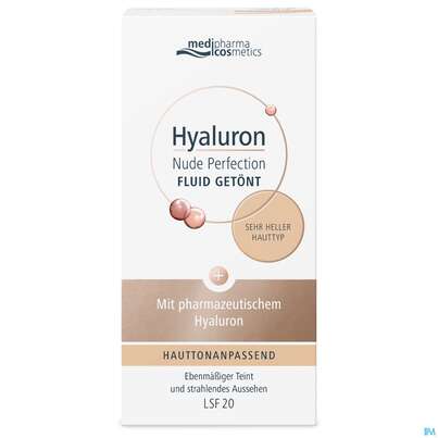 Hyaluron Nude Perfection Getoentes Fluid Sehr Heller Typ Lsf20 50ml, A-Nr.: 4914694 - 02