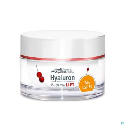 Sie sehen eine Packung Hyaluron Pharma Lift Tag Lsf30 50ml, Produktbild: 03 Hyaluron Pharma Lift Tag Lsf30 50ml, A-Nr.: 5181880 - 03