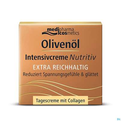 Sie sehen eine Packung Oliven Oel Dr.theiss Intensiv Creme Nutritiv Tag 50ml, Produktbild: 03 Oliven Oel Dr.theiss Intensiv Creme Nutritiv Tag 50ml, A-Nr.: 4915334 - 03