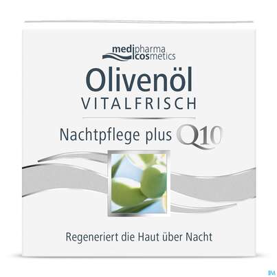 Sie sehen eine Packung Oliven Oel Dr.theiss Vitalfrisch Nachtpflege 50ml, Produktbild: 02 Oliven Oel Dr.theiss Vitalfrisch Nachtpflege 50ml, A-Nr.: 3154413 - 02