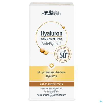 Sonnenprodukte Hyaluron Sonnenpflege Gesicht Anti-pigment Anti-age F50+ 50ml, A-Nr.: 5074842 - 02