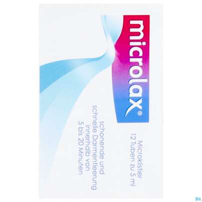 Sie sehen eine Packung Microlax-microklistier Tube 5ml 12st, Produktbild: 06 Microlax-microklistier Tube 5ml 12st, A-Nr.: 3907568 - 06