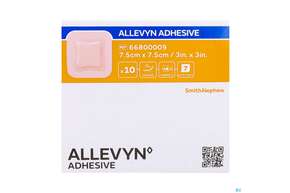 Wundverband Allevyn/polyurethan Adhesive 7,5x 7,5cm -tam 10st, A-Nr.: 4736620 - 01