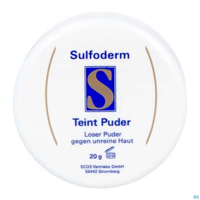 Sie sehen eine Packung Sulfoderm S Teint Kompakt-puder Natur 10g, Produktbild: 13 Sulfoderm S Teint Kompakt-puder Natur 10g, A-Nr.: 1843338 - 13