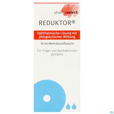Sie sehen eine Packung Reduktor Augentropfen 10ml, Produktbild: 01 Reduktor Augentropfen 10ml, A-Nr.: 5933222 - 01