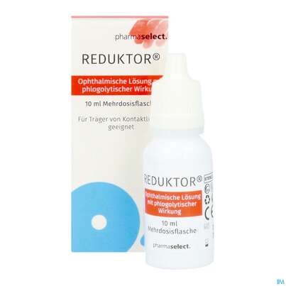 Sie sehen eine Packung Reduktor Augentropfen 10ml, Produktbild: 10 Reduktor Augentropfen 10ml, A-Nr.: 5933222 - 10