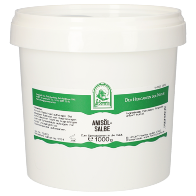 Sie sehen eine Packung ANISOEL SALBE 1000G, Produktbild: 01 ANISOEL SALBE 1000G, A-Nr.: 5061957 - 01