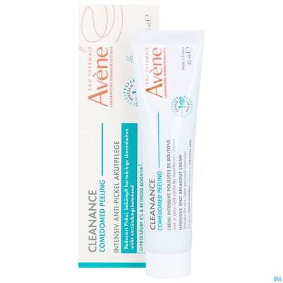 Sie sehen eine Packung Avene Cleanance Comedomed Intensiv Anti-pickel Akutpflege 40ml, Produktbild: 12 Avene Cleanance Comedomed Intensiv Anti-pickel Akutpflege 40ml, A-Nr.: 5899040 - 12