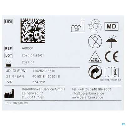 Sie sehen eine Packung Okkluglas Uhrglasverband Selbstklebend 1st, Produktbild: 03 Okkluglas Uhrglasverband Selbstklebend 1st, A-Nr.: 3747231 - 03