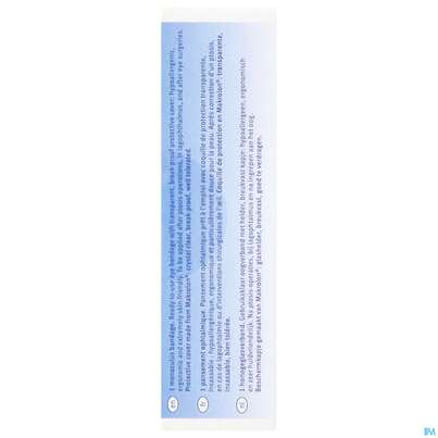 Sie sehen eine Packung Okkluglas Uhrglasverband Selbstklebend 1st, Produktbild: 08 Okkluglas Uhrglasverband Selbstklebend 1st, A-Nr.: 3747231 - 08