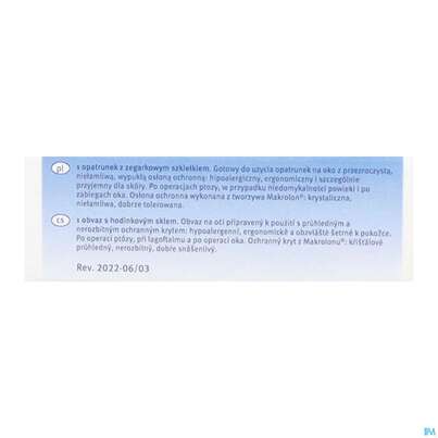 Sie sehen eine Packung Okkluglas Uhrglasverband Selbstklebend 1st, Produktbild: 11 Okkluglas Uhrglasverband Selbstklebend 1st, A-Nr.: 3747231 - 11